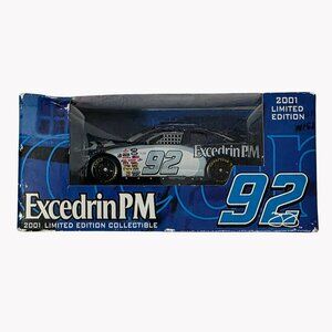 NASCAR Die-Cast Race Car Excedrin PM 2001 Jimmie Johnson #92 Racing Collectible